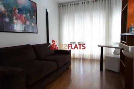 Apartamento com 1 Quarto para alugar, 47m² no Itaim Bibi, São Paulo