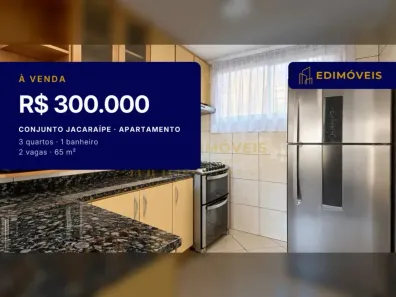 Apartamento com 3 Quartos à venda, 65m² no Conjunto Jacaraípe, Serra