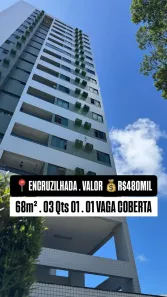 Apartamento com 3 Quartos à venda, 68m² no Encruzilhada, Recife