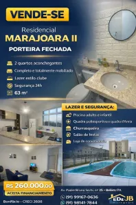 Apartamento com 2 Quartos à venda, 63m² no Bengui, Belém