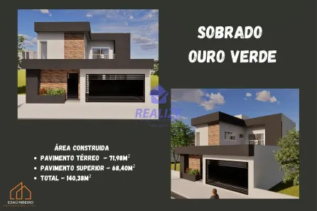 Casa com 3 Quartos à venda, 10m² no Residencial Ouro Verde, Botucatu