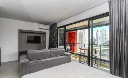 Apartamento com 1 Quarto para alugar, 37m² no Campo Belo, São Paulo