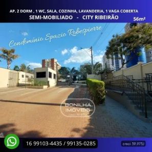 Apartamento com 2 Quartos à venda, 56m² no City Ribeirão, Ribeirão Preto