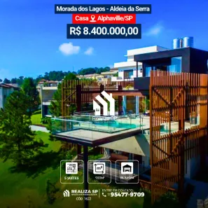 Casa com 5 Quartos à venda, 900m² no Residencial Morada dos Lagos, Barueri