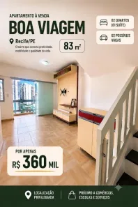 Apartamento com 2 Quartos à venda, 83m² no Boa Viagem, Recife