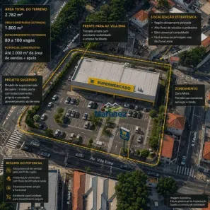 Lote/Terreno à venda, 2782m² no Vila Prudente, São Paulo