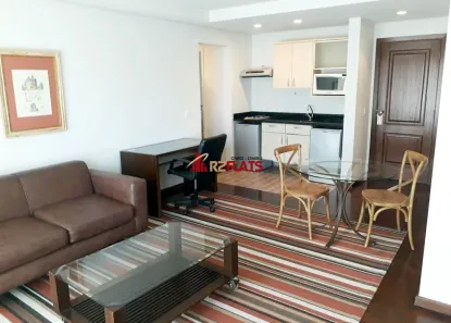 Flat com 1 Quarto para alugar, 52m² no Pinheiros, São Paulo