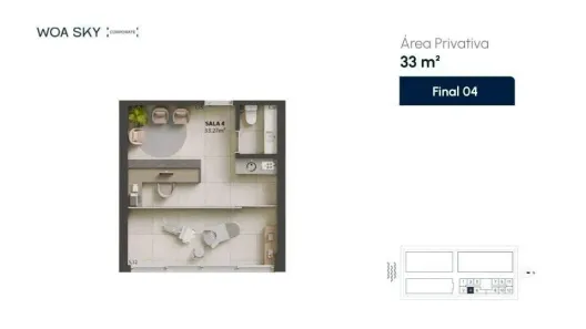 Sala Comercial à venda, 33m² no Campinas, São José