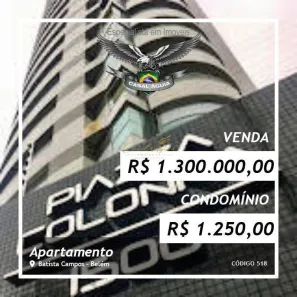 Apartamento com 3 Quartos à venda, 140m² no Batista Campos, Belém