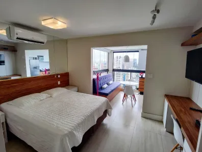 Apartamento com 1 Quarto para venda ou aluguel, 28m² no Jardim Paulista, São Paulo