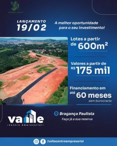 Lote/Terreno à venda, 600m² no Curitibanos, Bragança Paulista