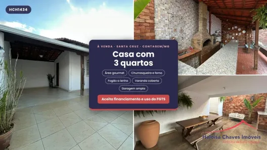 Casa com 3 Quartos à venda, 247m² no Santa Cruz Industrial, Contagem