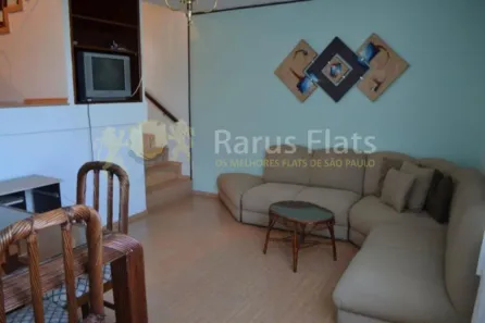 Flat com 1 Quarto para alugar, 54m² no Vila Tramontano, São Paulo