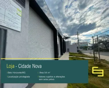 Ponto Comercial para alugar, 54m² no Cidade Nova, Belo Horizonte