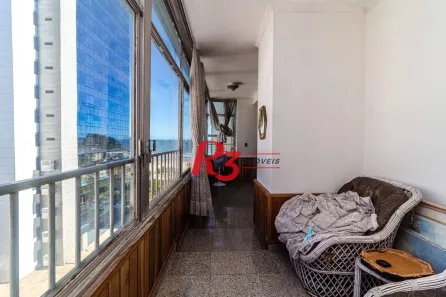 Apartamento com 3 Quartos à venda, 207m² no José Menino, Santos
