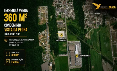 Lote/Terreno à venda, 360m² no Forquilhas, São José