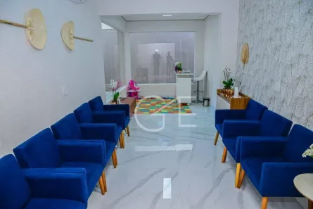 Sala Comercial para alugar, 121m² no Estuário, Santos
