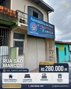 Sobrado com 2 Quartos à venda, 70m² no Colônia Santo Antônio, Manaus