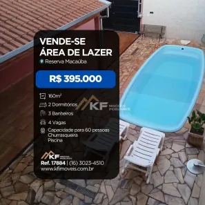 Casa com 2 Quartos à venda, 135m² no Reserva Macaúba, Ribeirão Preto