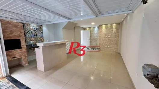 Casa de Condomínio com 2 Quartos à venda, 106m² no Vila Mathias, Santos