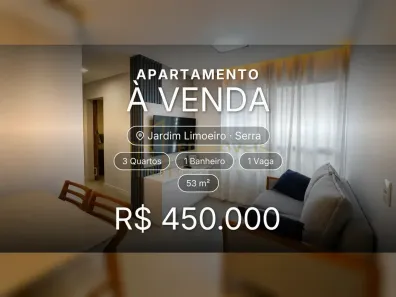 Apartamento com 3 Quartos à venda, 53m² no Jardim Limoeiro, Serra