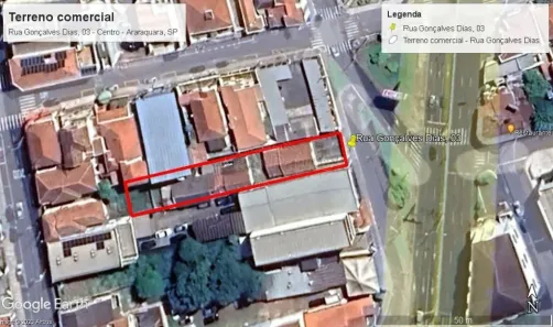 Lote/Terreno à venda, 657m² no Centro, Araraquara