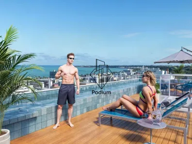 Flat com 2 Quartos à venda, 47m² no Cabo Branco, João Pessoa