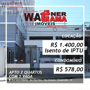 Apartamento com 2 Quartos para alugar, 50m² no Vila Silviânia, Carapicuíba