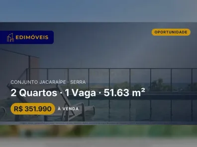Apartamento com 2 Quartos à venda, 51m² no Conjunto Jacaraípe, Serra