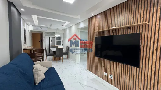 Apartamento com 2 Quartos para alugar, 69m² no Boqueirão, Praia Grande
