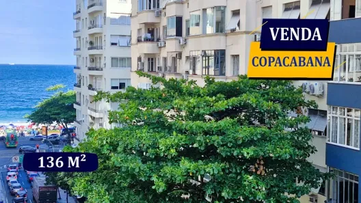 Apartamento com 3 Quartos à venda, 136m² no Copacabana, Rio de Janeiro