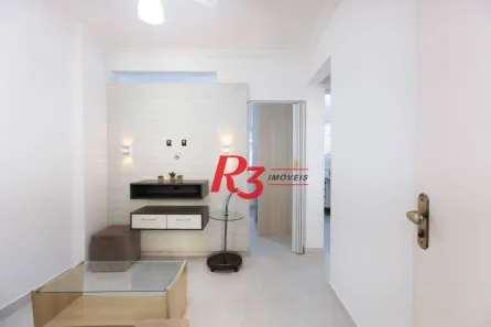 Apartamento com 1 Quarto para alugar, 37m² no José Menino, Santos