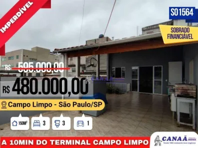Sobrado com 3 Quartos à venda, 150m² no Jardim Elizabeth, São Paulo