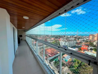 Apartamento com 3 Quartos para alugar, 120m² no Bal Continental, Peruíbe
