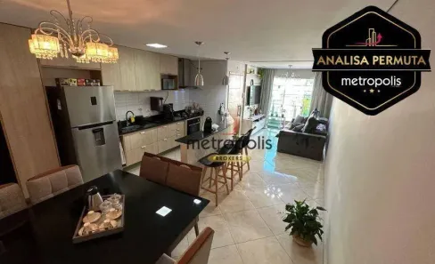 Apartamento com 3 Quartos à venda, 77m² no Parque das Nações, Santo André