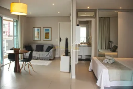 Apartamento com 1 Quarto para alugar, 52m² no Pompéia, Santos