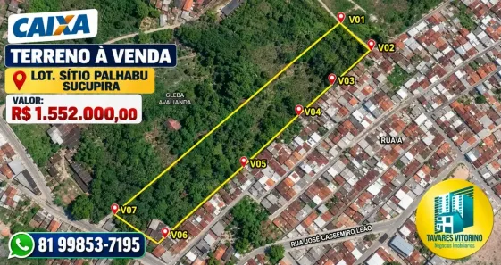 Lote/Terreno à venda, 18000m² no Sucupira, Jaboatão dos Guararapes