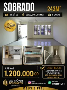 Casa com 3 Quartos à venda, 243m² no Parque das Nações, Paraguaçu Paulista