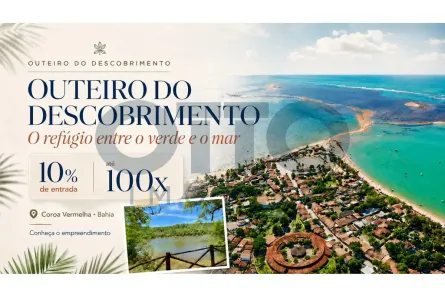 Lote/Terreno à venda, 299m² no Praia do Mutá, Santa Cruz Cabrália