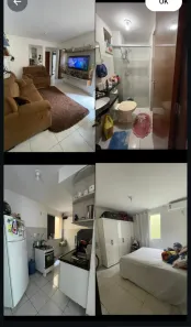 Apartamento com 2 Quartos para alugar, 52m² no Miritíua, São José de Ribamar