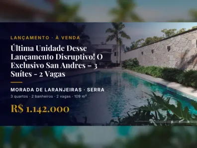 Apartamento com 3 Quartos à venda, 109m² no Morada de Laranjeiras, Serra