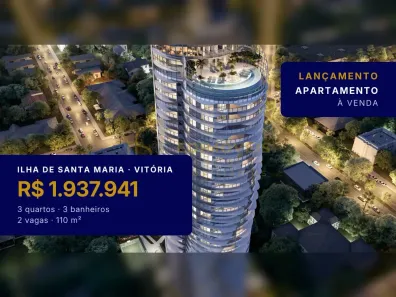 Apartamento com 3 Quartos à venda, 110m² no Ilha de Santa Maria, Vitória