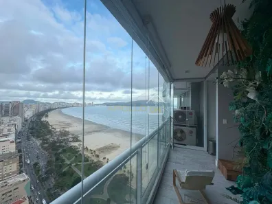 Apartamento com 2 Quartos para alugar, 72m² no Gonzaga, Santos