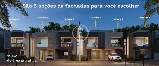 Casa com 3 Quartos à venda, 118m² no Forquilhas, São José