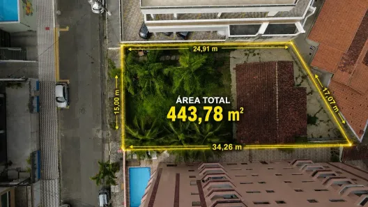 Lote/Terreno à venda, 444m² no Caiçara, Praia Grande