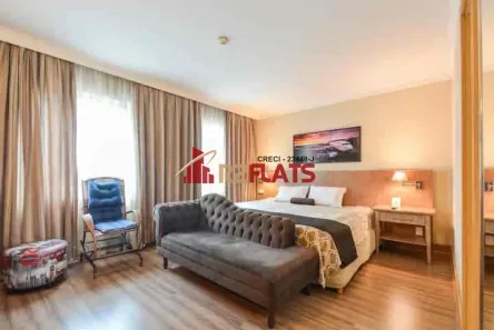 Apartamento com 1 Quarto à venda, 28m² no Cidade Monções, São Paulo