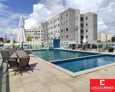 Apartamento com 2 Quartos para alugar, 44m² no Centro, Lauro de Freitas