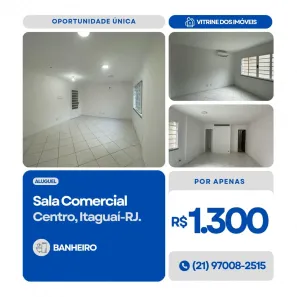 Ponto Comercial para alugar, 23m² no Centro, Itaguaí