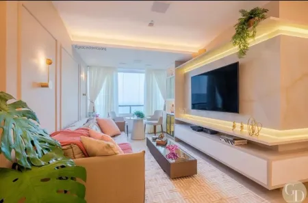 Apartamento com 3 Quartos para alugar, 110m² no Ponta do Farol, São Luís