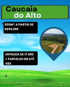 Lote/Terreno à venda, 500m² no Altos de Caucaia (Caucaia do Alto), Cotia